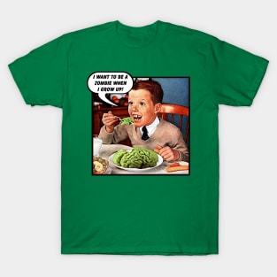Little Tommy always eats his greens! T-Shirt